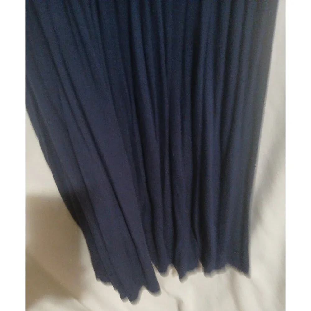 Longyuan Women’s Sleeveless   Maxi Dress  Navy Size S
